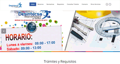 Desktop Screenshot of desintecsa.com