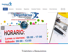 Tablet Screenshot of desintecsa.com